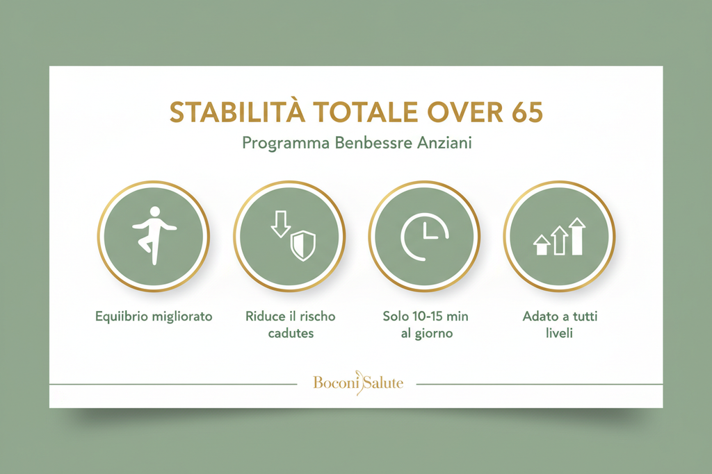 Infografica benefici Stabilità Totale Over 65
