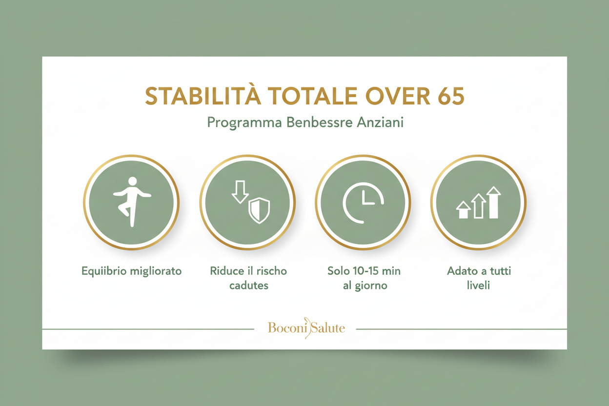 Infografica benefici Stabilità Totale Over 65